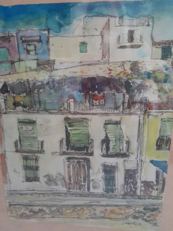 Exposicion postuma de Joaquin Martinez Olivares.