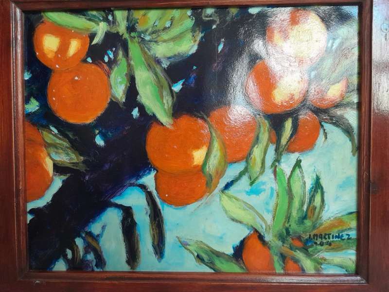 Exposicion postuma de Joaquin Martinez Olivares.