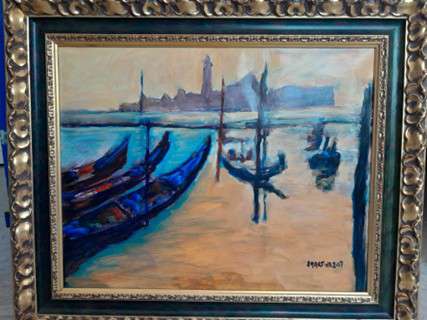 Exposicion postuma de Joaquin Martinez Olivares.