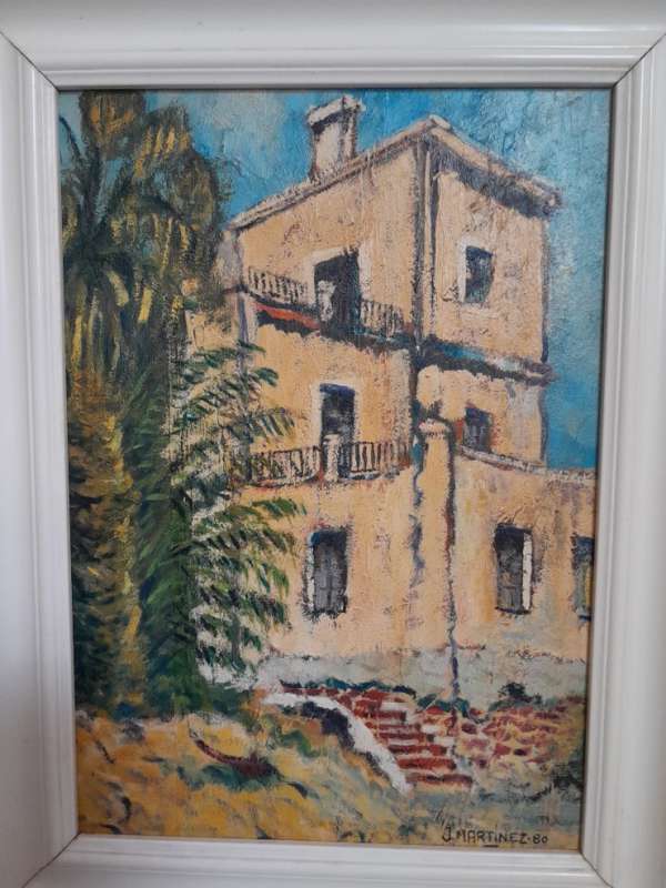 Exposicion postuma de Joaquin Martinez Olivares.