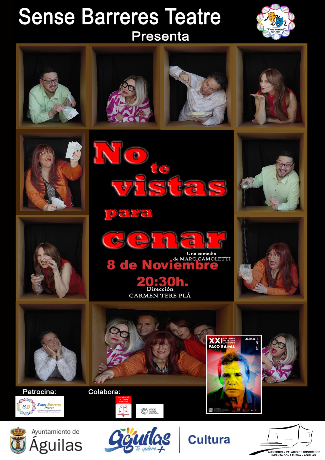 No te vistas para cenar