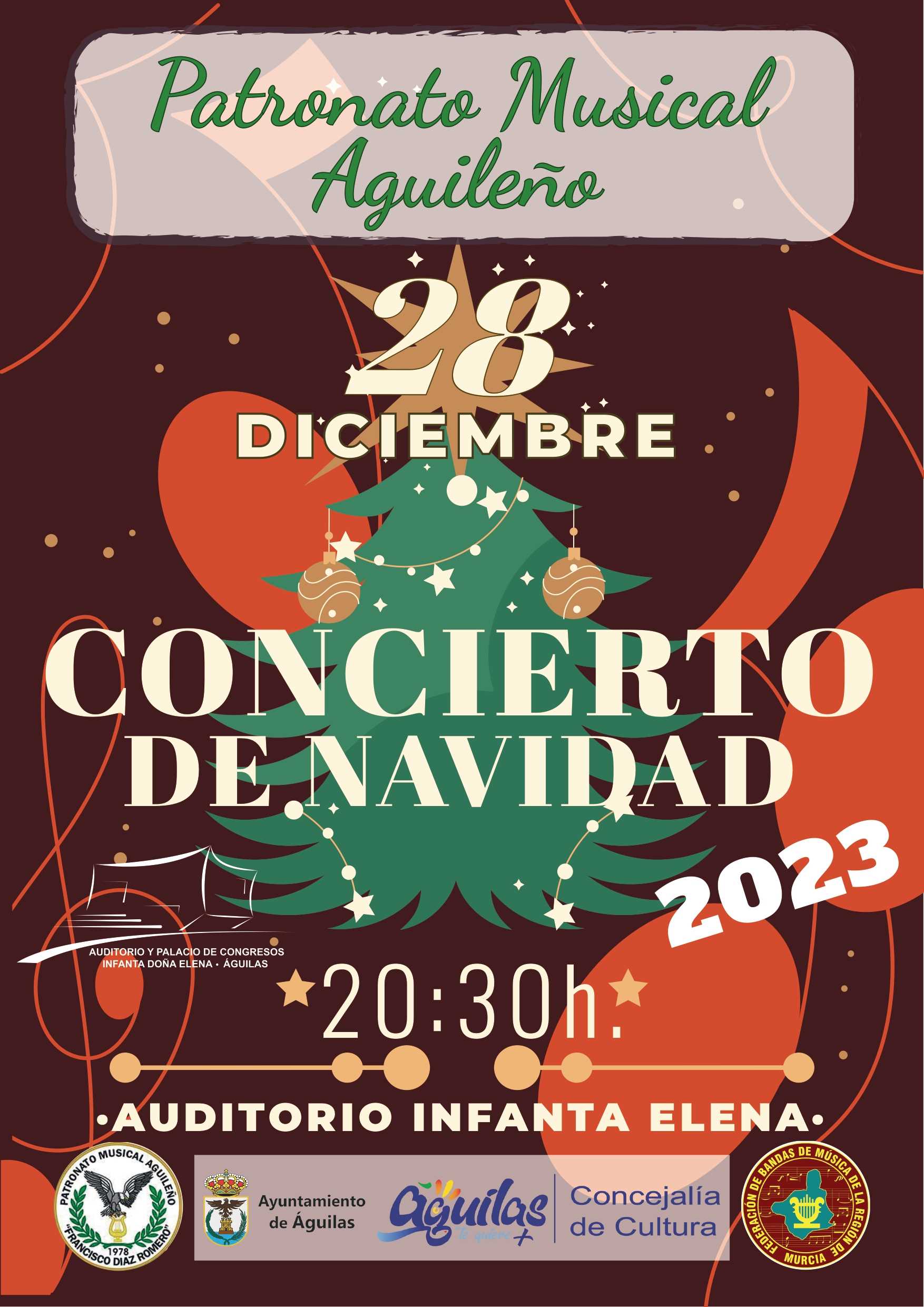 Concierto de Navidad. Patronato Musical Aguileo.