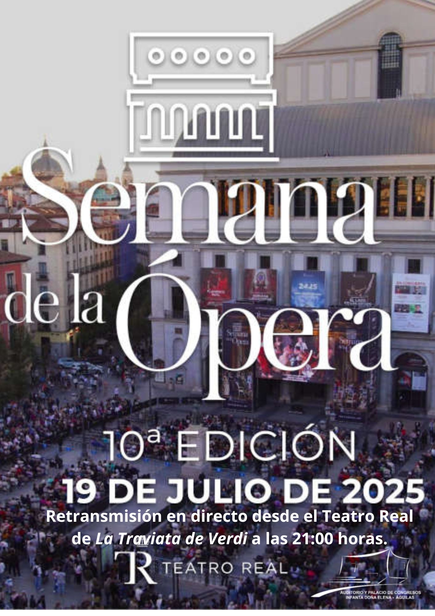 Retransmisin  en directo de La traviata de Verdi