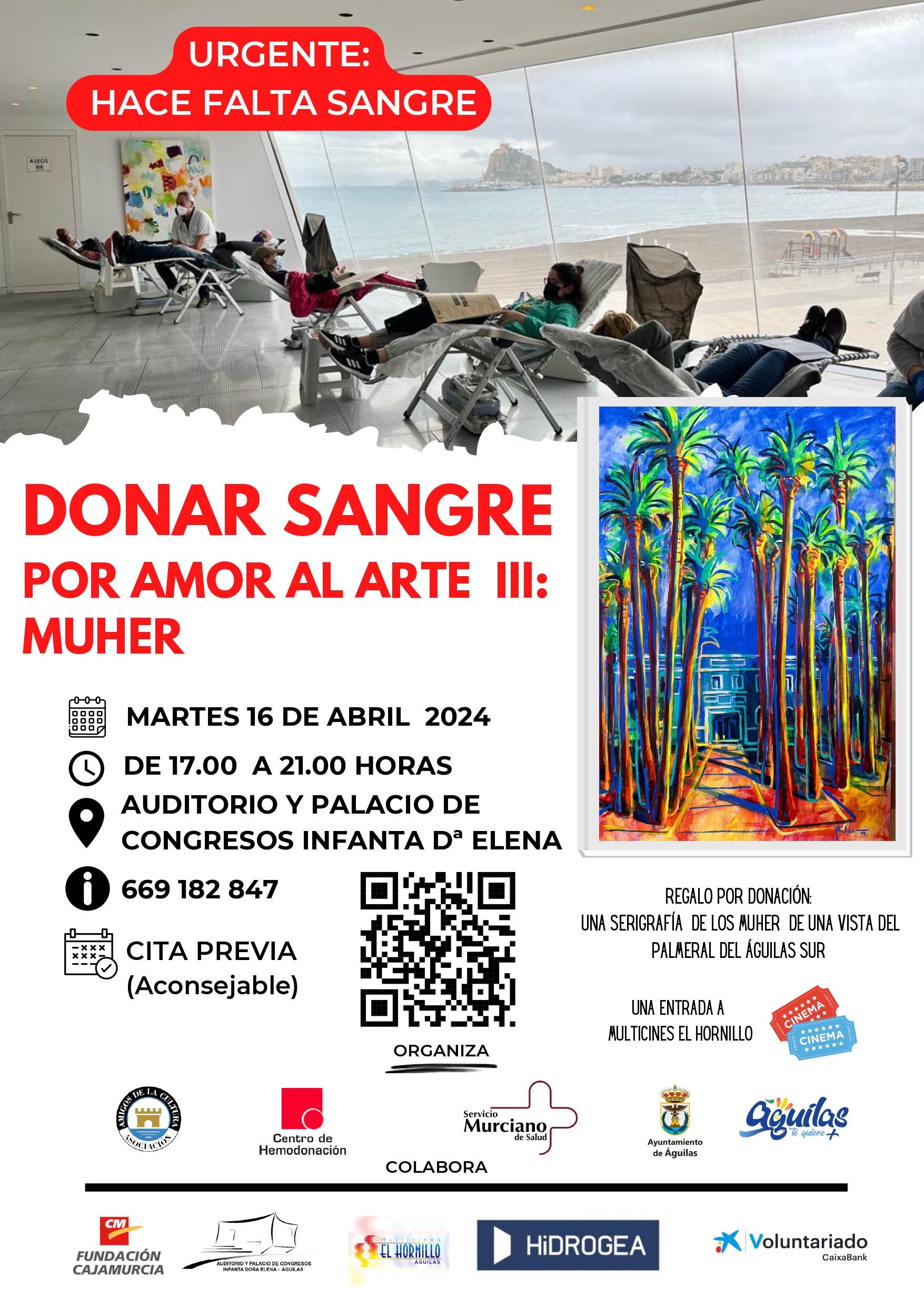 Donar sangre por amor al arte III: MUHER