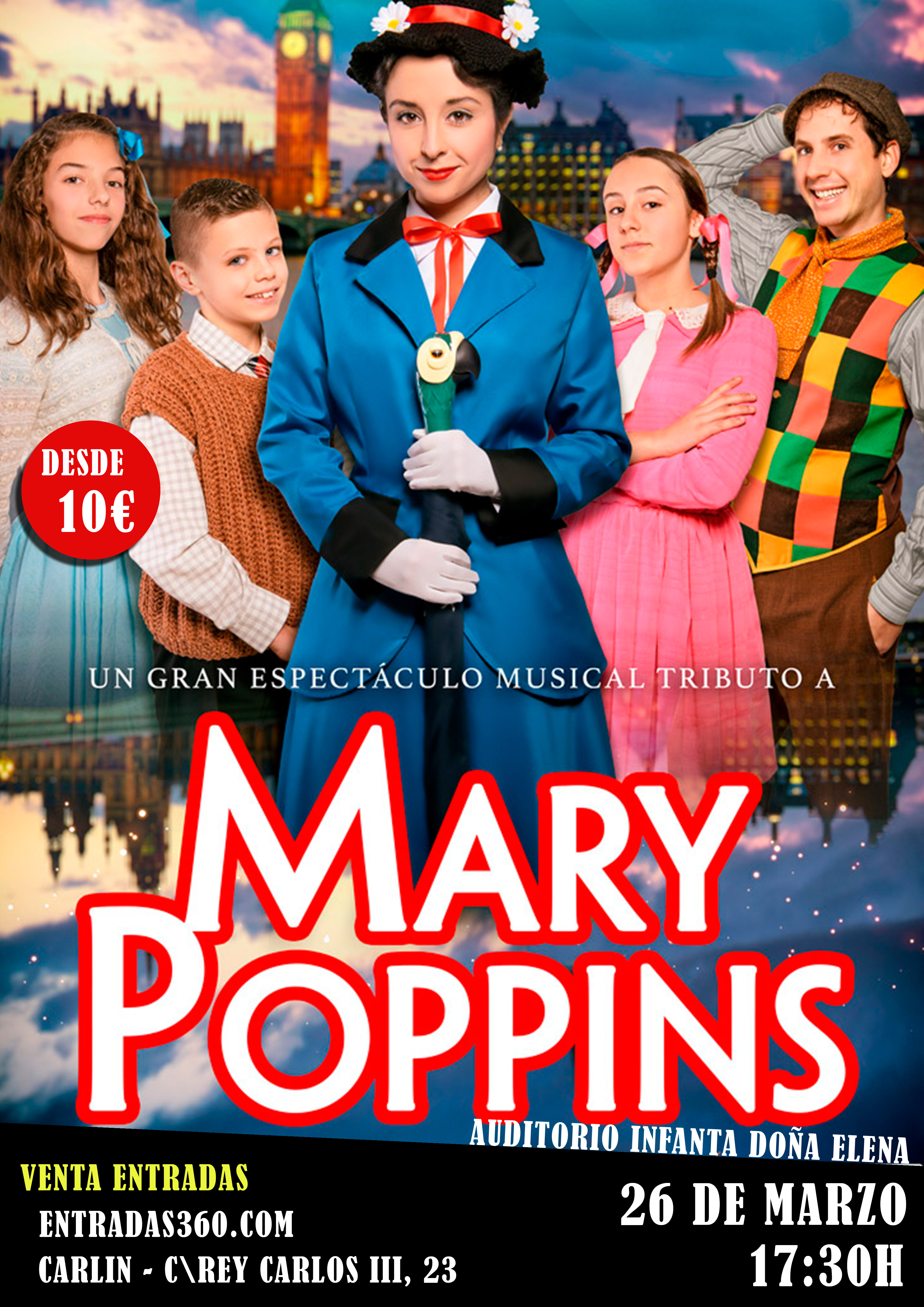 Un Gran Espectáculo Musical Tributo a Mary Poppins